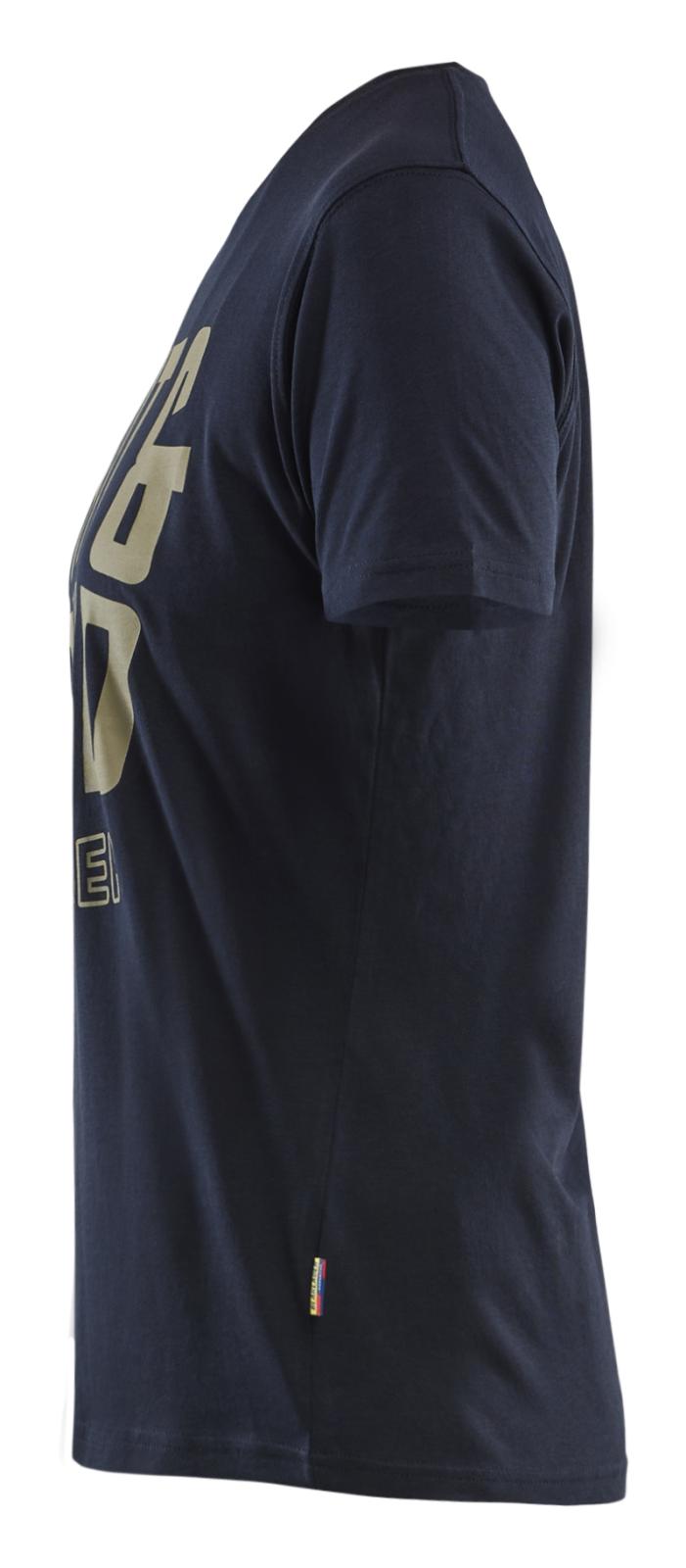 Blaklader Limited Edition Grit & Grind Dames T-shirt 94091042 donker marineblauw(8600)