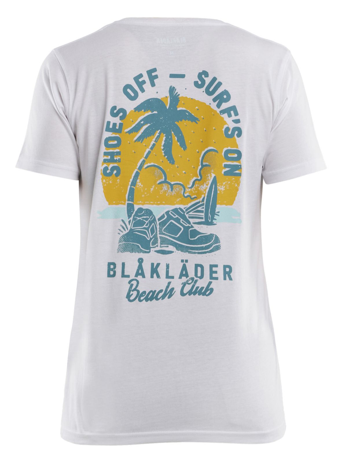 Blaklader Limited Edition Blåkläder Beach Club Dames T-shirt 94171042 wit(1000)