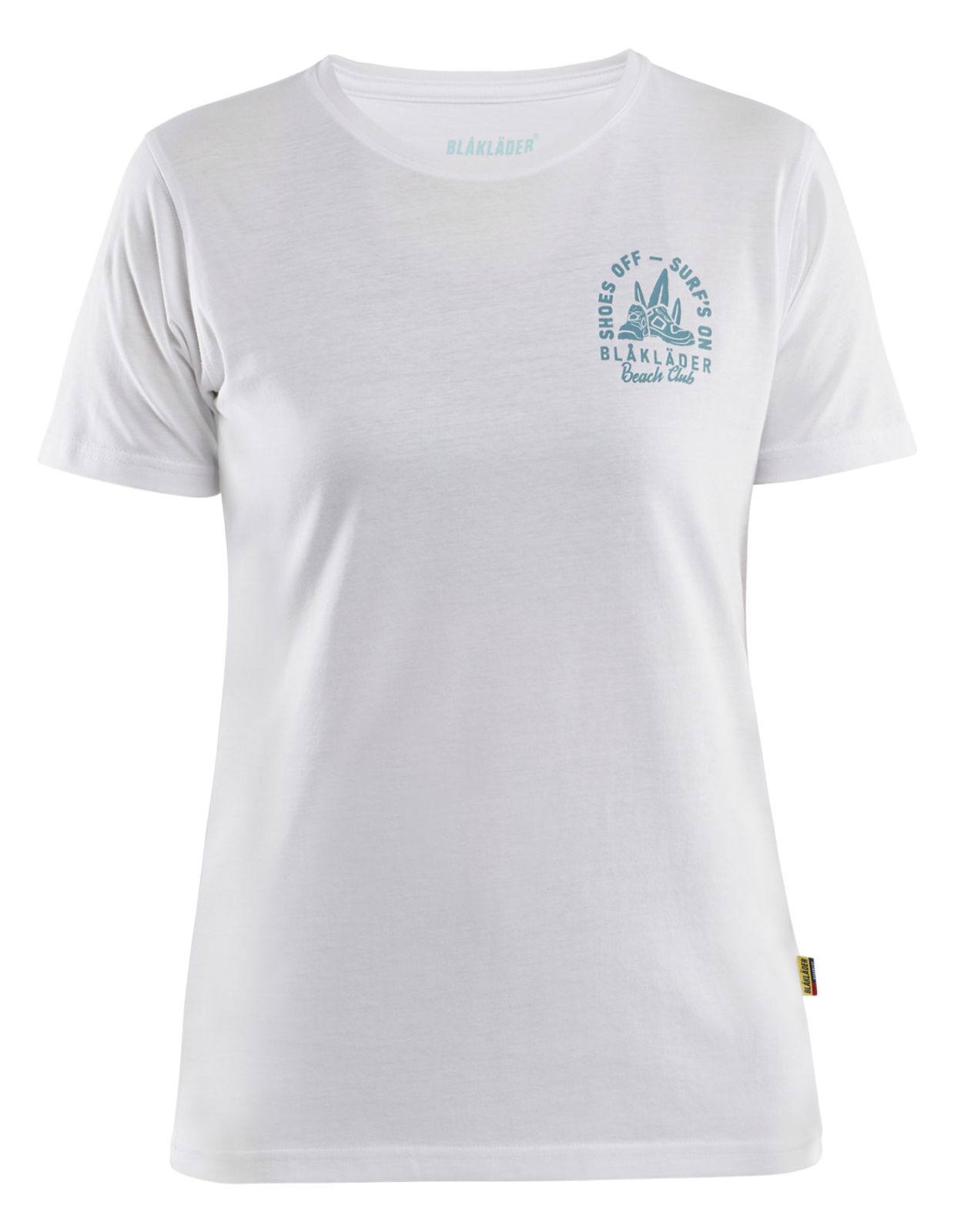 Blaklader Limited Edition Blåkläder Beach Club Dames T-shirt 94171042 wit(1000)