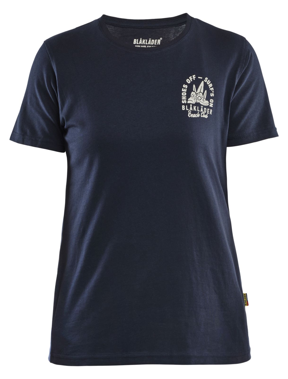 Blaklader Limited Edition Blåkläder Beach Club Dames T-shirt 94171042 donker marineblauw(8600)