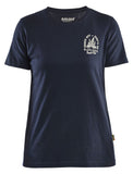 Blaklader Limited Edition Blåkläder Beach Club Dames T-shirt 94171042 donker marineblauw(8600)