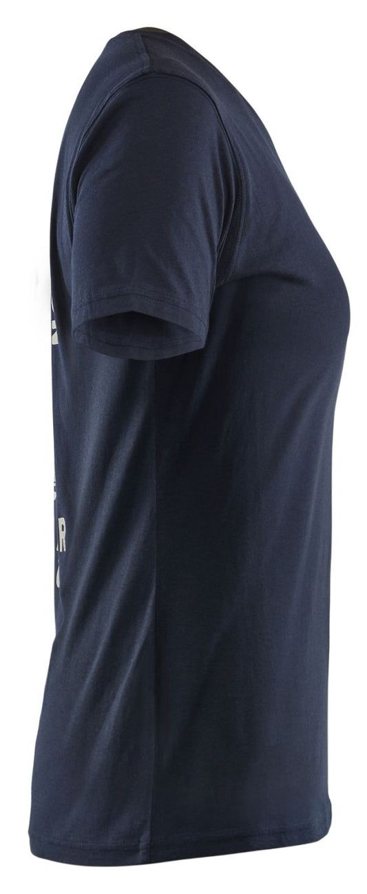 Blaklader Limited Edition Blåkläder Beach Club Dames T-shirt 94171042 donker marineblauw(8600)