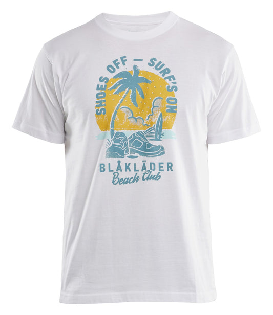 Blaklader Promotie T-shirt Blåkläder Beach Club T-shirt 94181042 wit(1000)