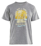 Blaklader Promotie T-shirt Blåkläder Beach Club T-shirt 94181043 grijs melee(9000)
