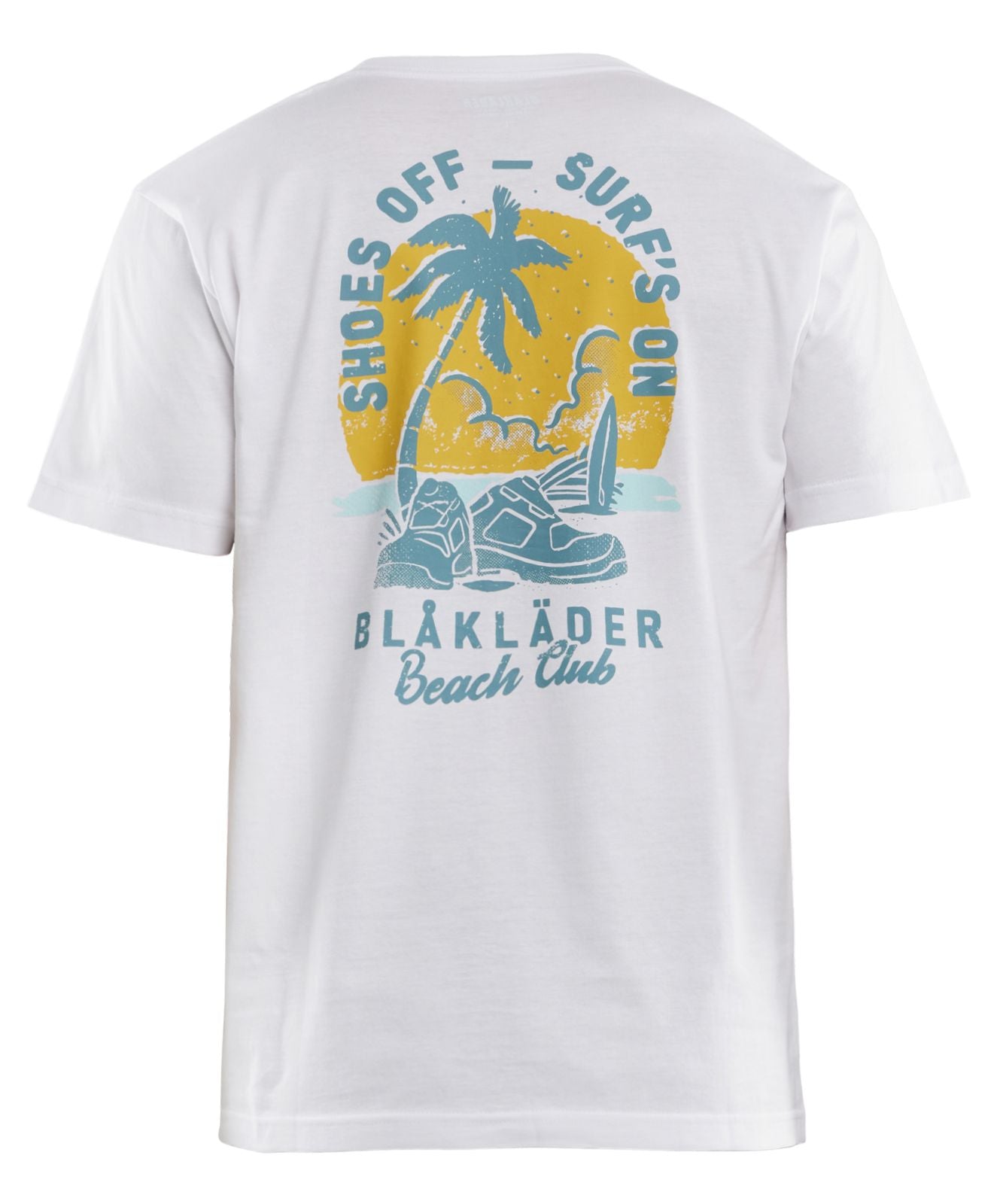 Blaklader Limited Edition T-shirt Blåkläder Beach Club T-shirt 94191042 wit(1000)