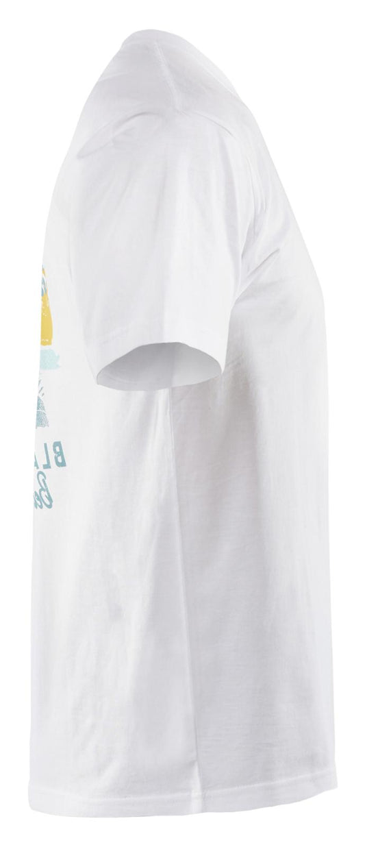 Blaklader Limited Edition Blåkläder Beach Club T-shirt 94191042 wit(1000)