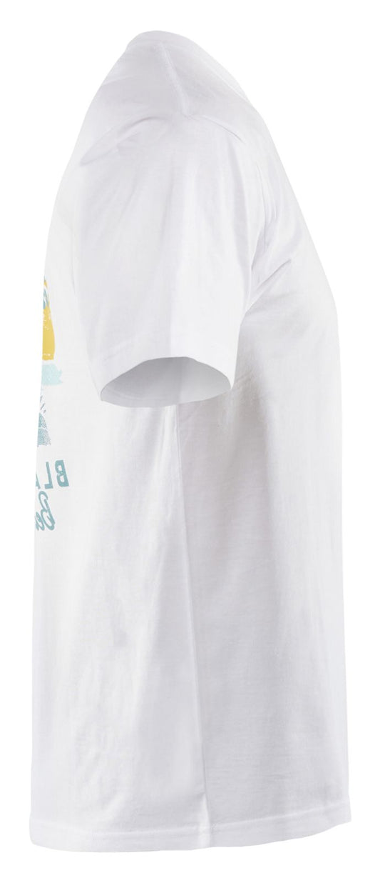 Blaklader Limited Edition Blåkläder Beach Club T-shirt 94191042 wit(1000)
