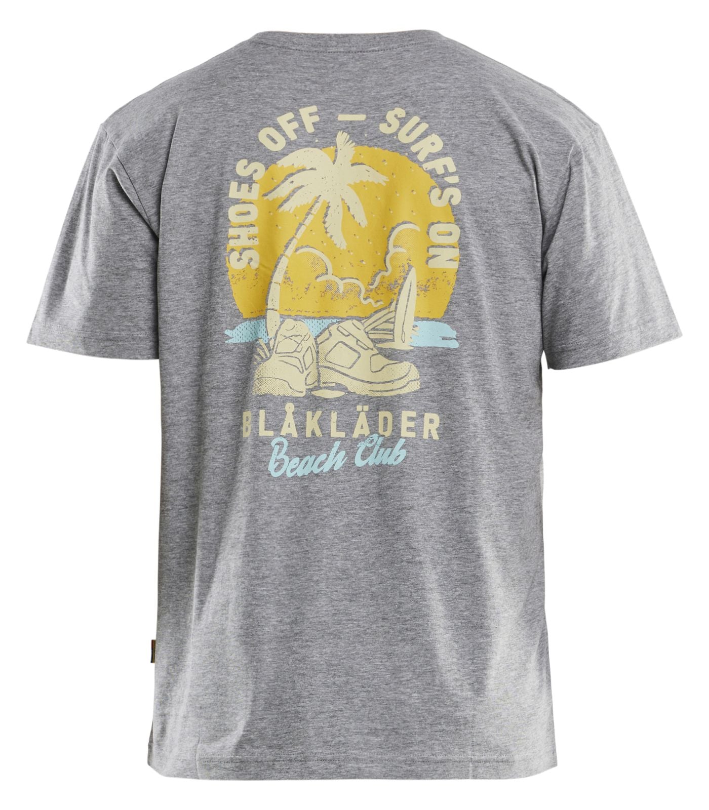 Blaklader Limited Edition Blåkläder Beach Club T-shirt 94191043 grijs melee(9000)