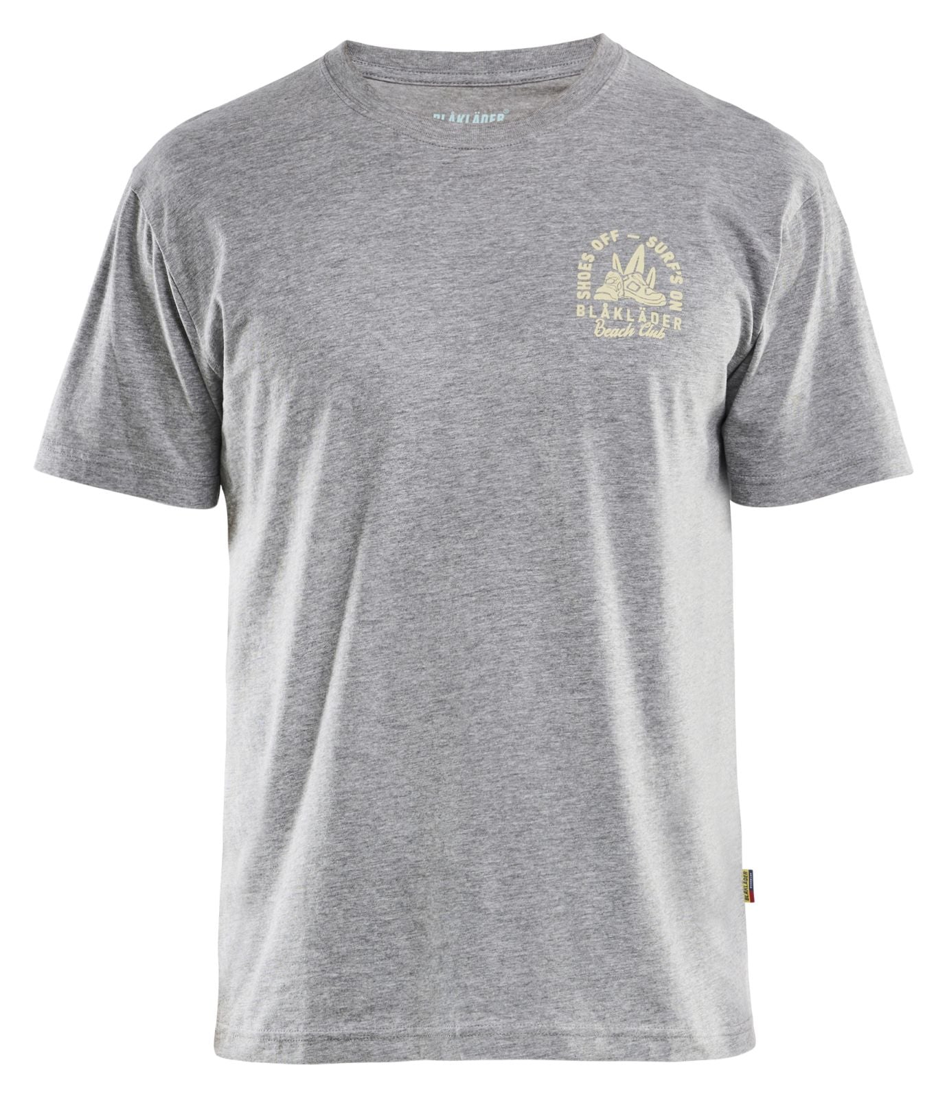 Blaklader Limited Edition Blåkläder Beach Club T-shirt 94191043 grijs melee(9000)