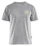 Blaklader Limited Edition Blåkläder Beach Club T-shirt 94191043 grijs melee(9000)
