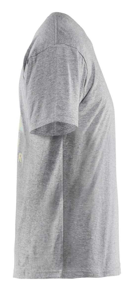 Blaklader Limited Edition Blåkläder Beach Club T-shirt 94191043 grijs melee(9000)
