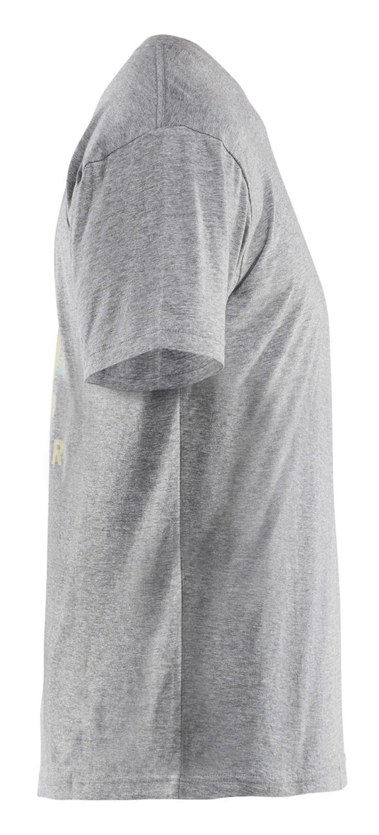 Blaklader Limited Edition Blåkläder Beach Club T-shirt 94191043 grijs melee(9000)