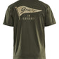 Blaklader Limited Edition T-shirt Grit Vlag T-shirt 94201042 donker herfstgroen(4209)