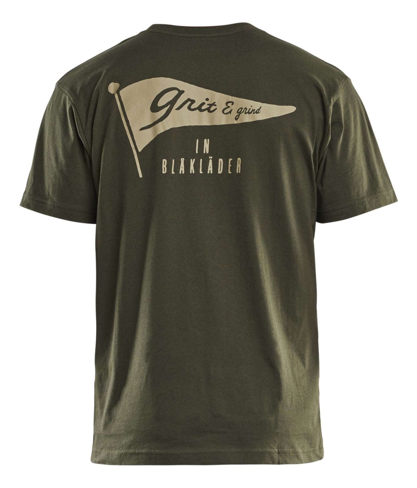 Blaklader Limited Edition T-shirt Grit Vlag T-shirt 94201042 donker herfstgroen(4209)