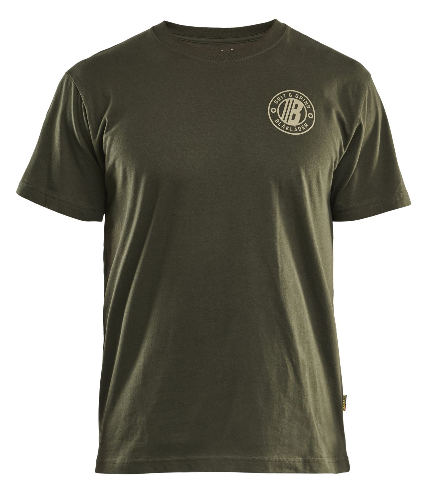 Blaklader Limited Edition T-shirt Grit Vlag T-shirt 94201042 donker herfstgroen(4209)