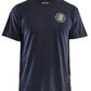 Blaklader Limited Edition T-shirt Grit Vlag T-shirt 94201042 donker marineblauw(8600)