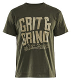 Blaklader Limited Edition Grit & Grind T-shirt 94211042 donker herfstgroen(4209)
