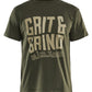 Blaklader Limited Edition Grit & Grind T-shirt 94211042 donker herfstgroen(4209)