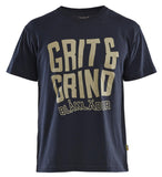 Blaklader Limited Edition Grit & Grind T-shirt 94211042 donker marineblauw(8600)
