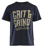 Blaklader Limited Edition T-shirt Grit & Grind T-shirt 94211042 donker marineblauw(8600)