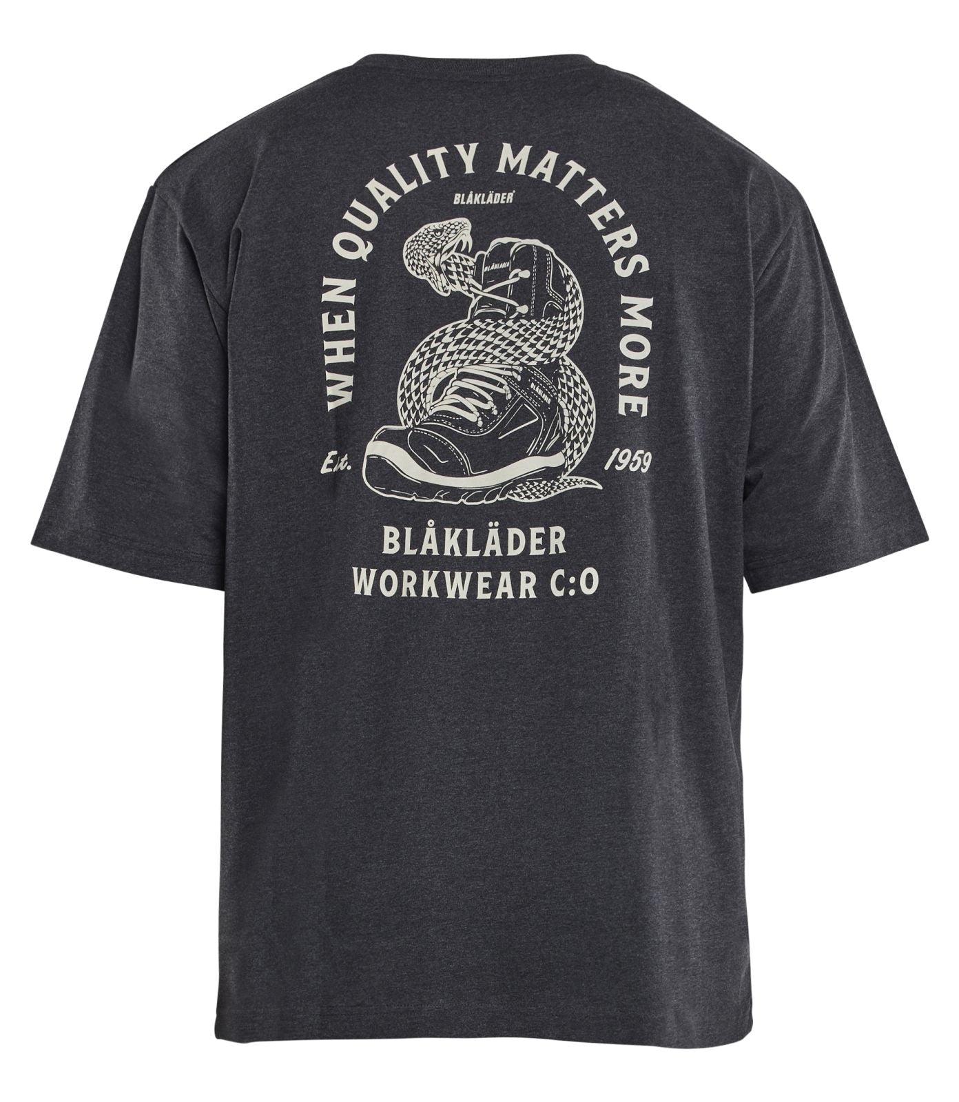 Blaklader Limited Edition T-shirt 94271025 Snake zwart melee(9991)
