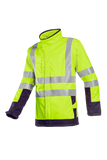Sioen Jassen Playford softshell Multinorm ARC HiVis inritsbaar fluo geel-marineblauw