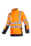 Sioen Jassen Playford softshell Multinorm ARC HiVis inritsbaar fluo oranje-marineblauw