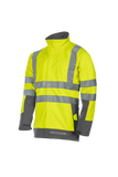 Sioen Jassen Playford softshell Multinorm ARC HiVis inritsbaar fluo geel-grijs