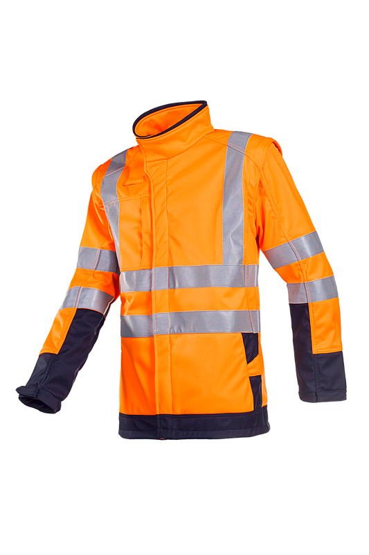 Sioen Jassen Heatherton  fluo oranje-marineblauw