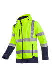 Sioen Jassen Fuller  fluo geel-marineblauw