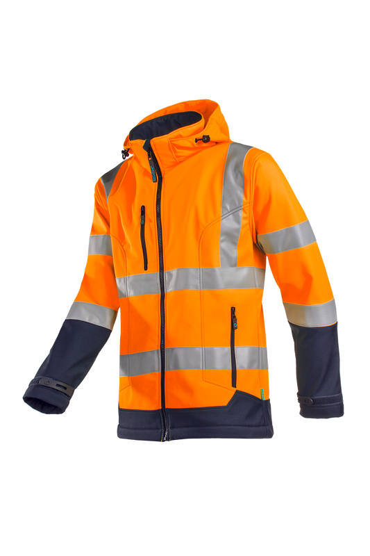 Sioen Jassen Fuller  fluo oranje-marineblauw