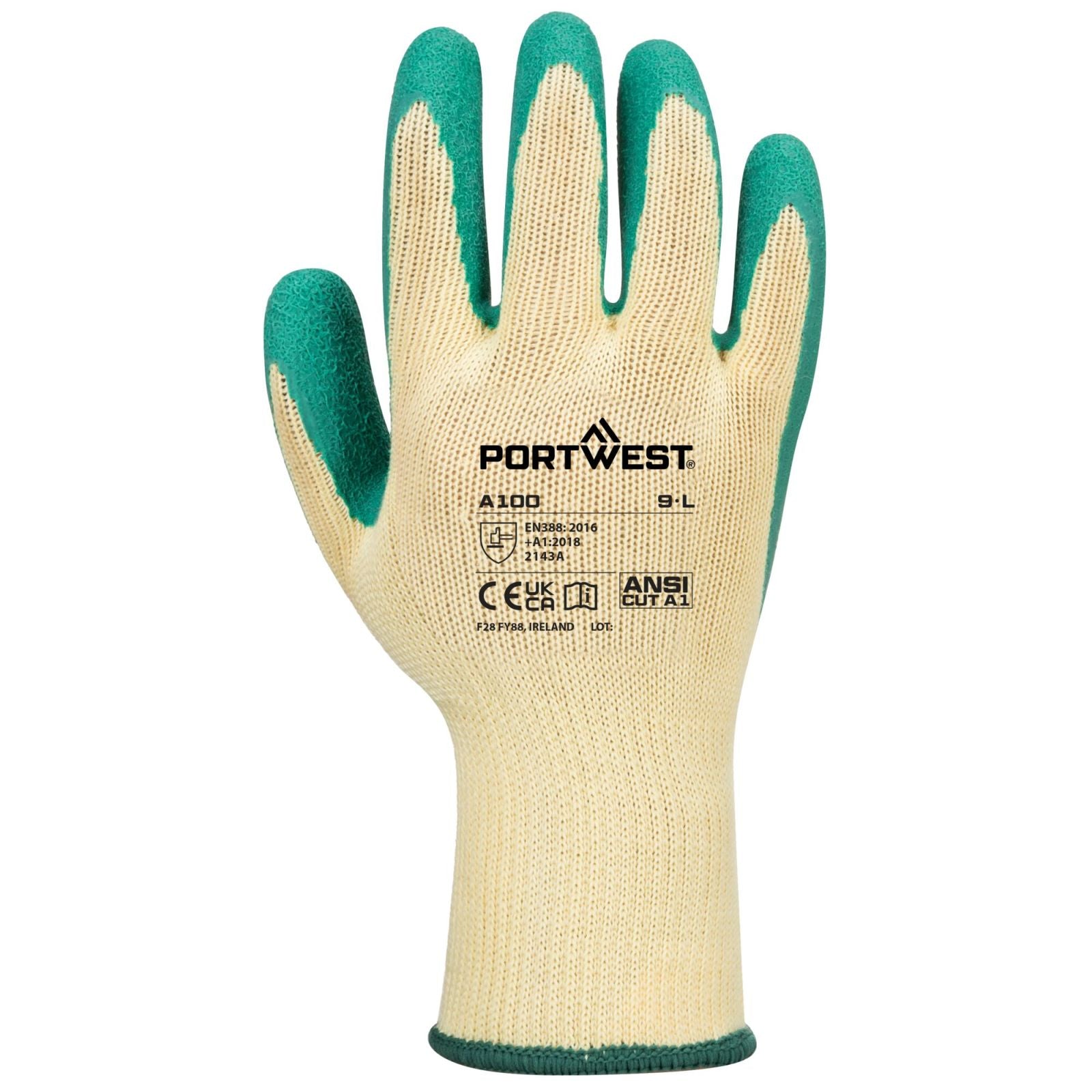 Portwest Handschoenen A100 groen(GN)