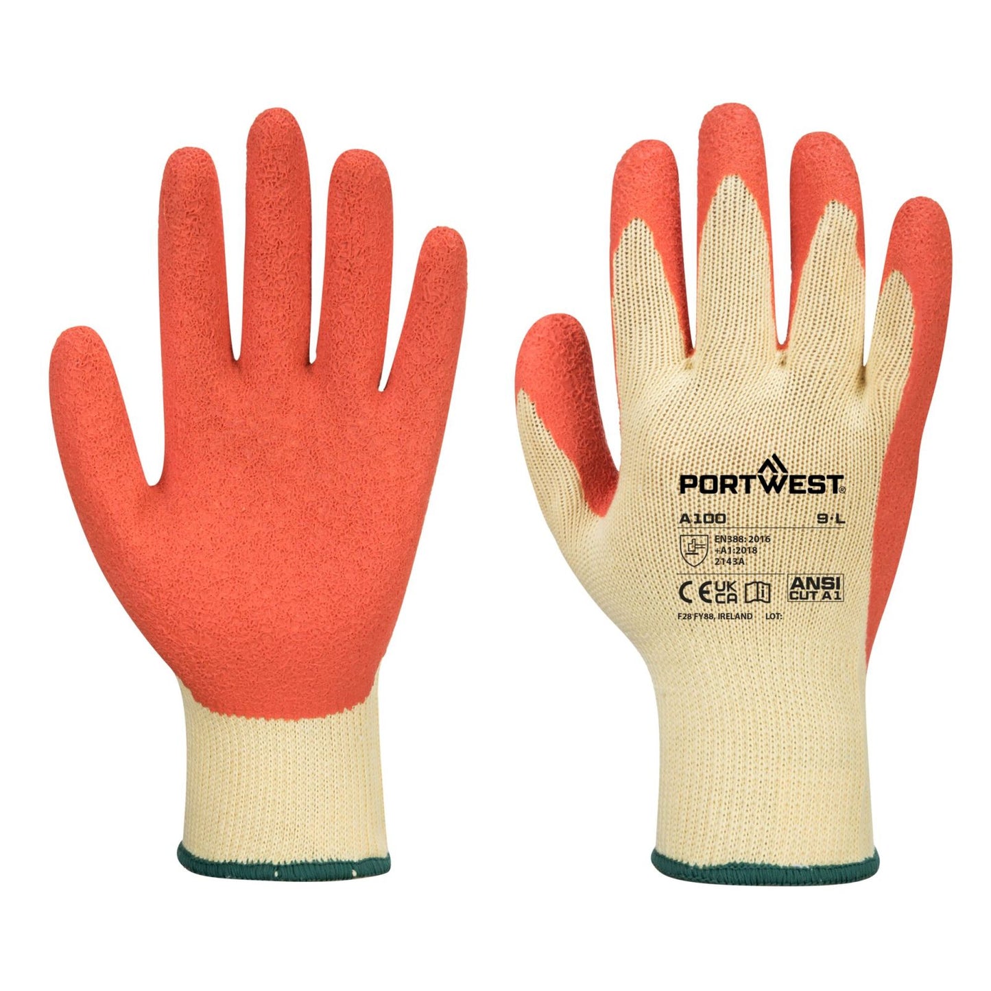 Portwest Handschoenen A100 oranje(OR)