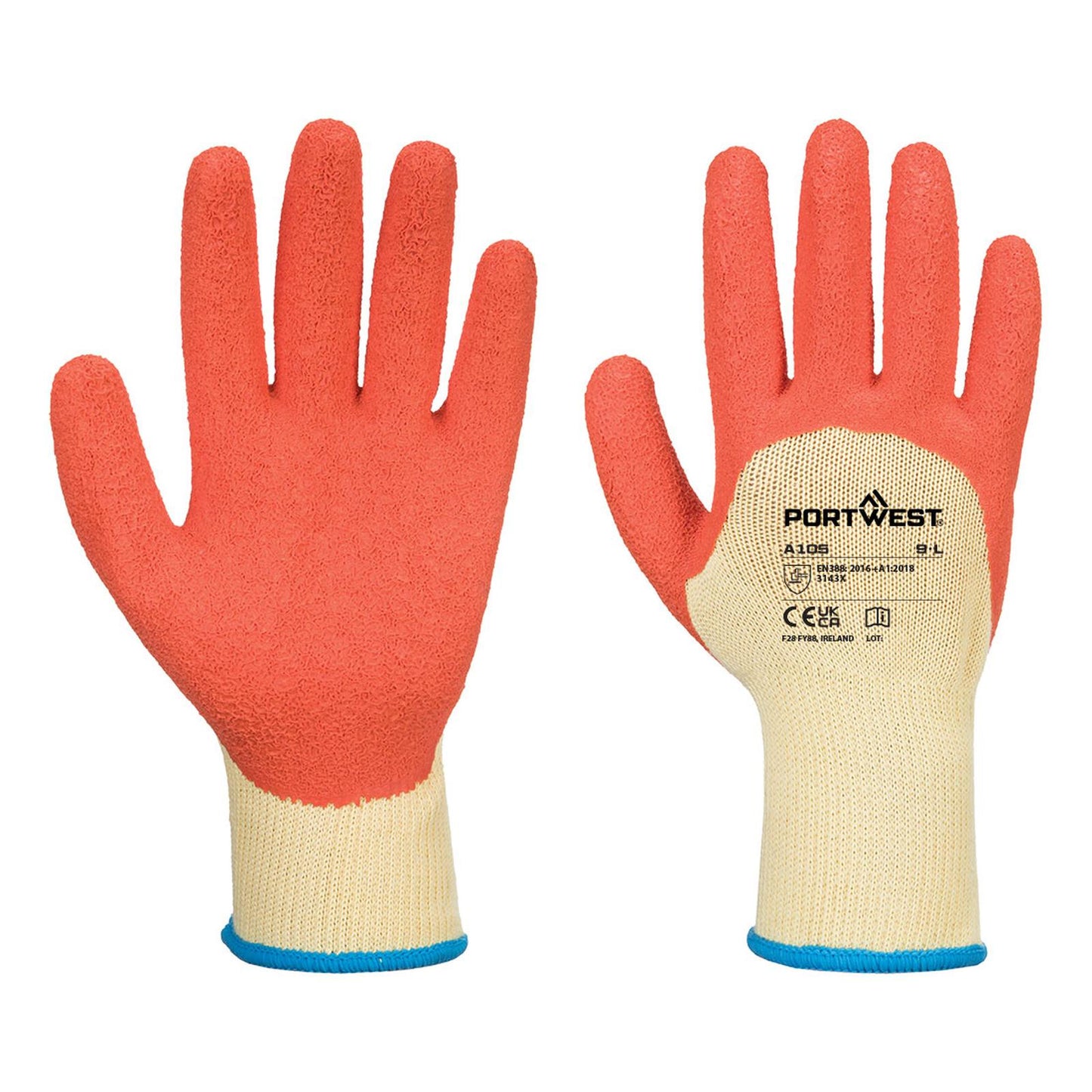Portwest Handschoenen A105 geel-oranje(Y1)
