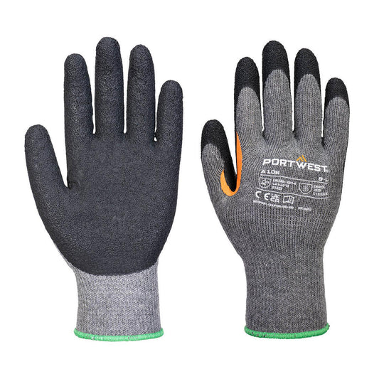 Portwest handschoenen A106 hitte12pk grijs-zwart(G8)