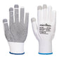 Portwest handschoenen A118 hitte touchscreen 12pk wit-grijs(W7)