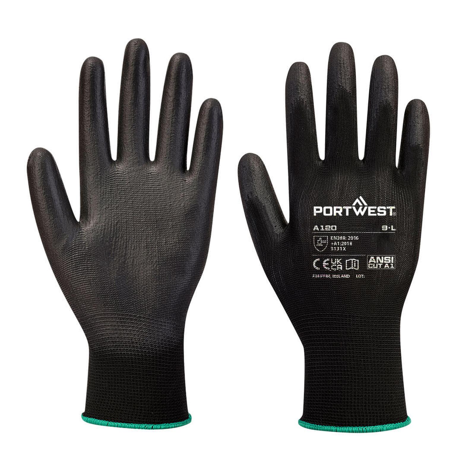 Portwest Handschoenen A120 zwart(BK)