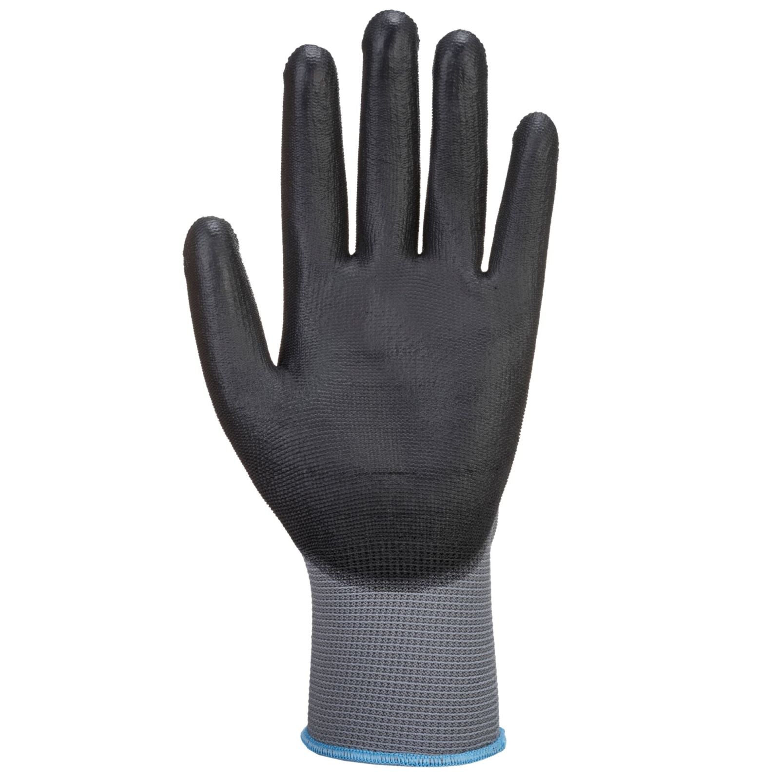 Portwest Algemeen Gebruik Handbescherming Handschoen A120 PU Palm lichtblauw-wit(G8)