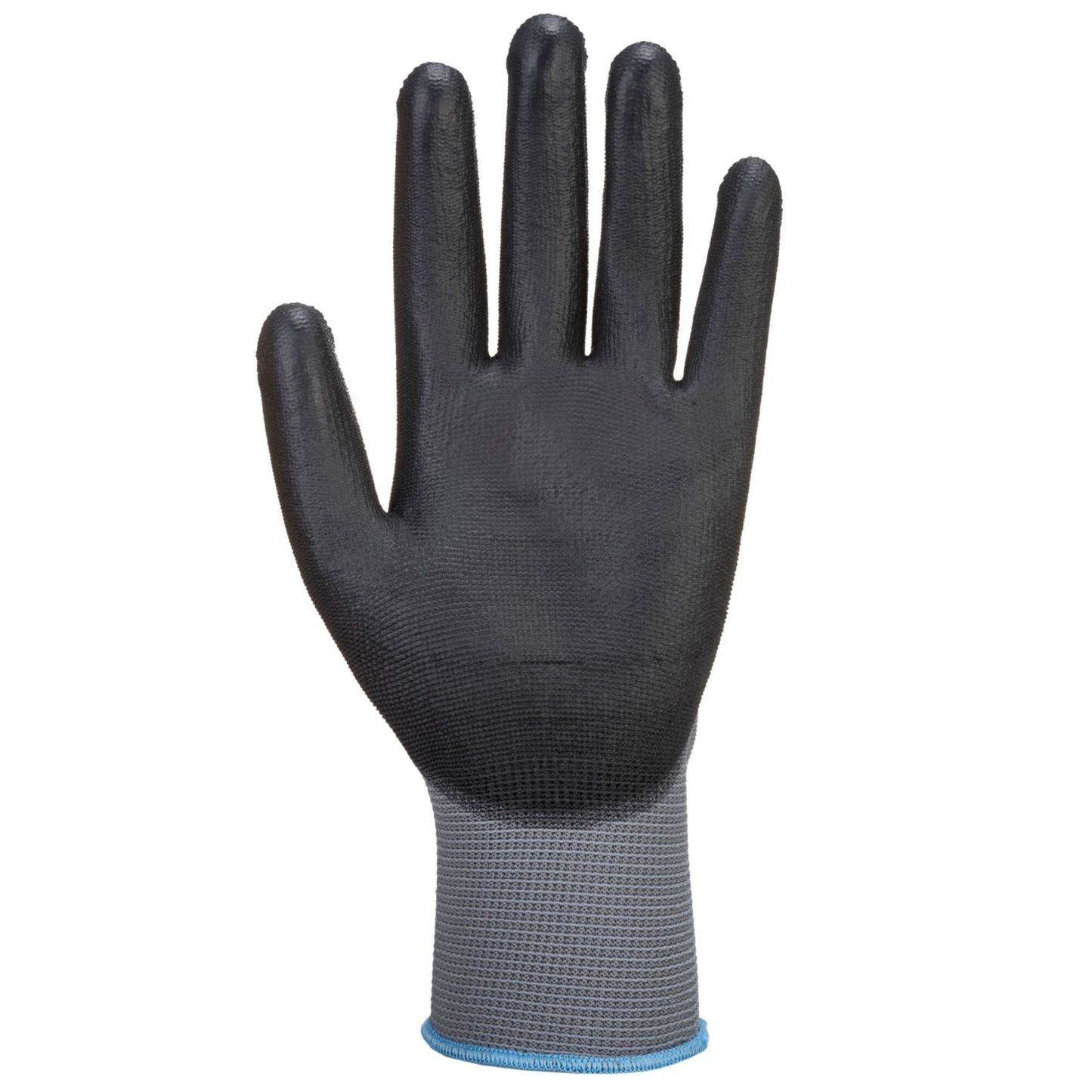 Portwest Algemeen Gebruik Handbescherming Handschoen A120 PU Palm lichtblauw-wit(G8)