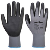 Portwest Algemeen Gebruik Handbescherming Handschoen A120 PU Palm lichtblauw-wit(G8)