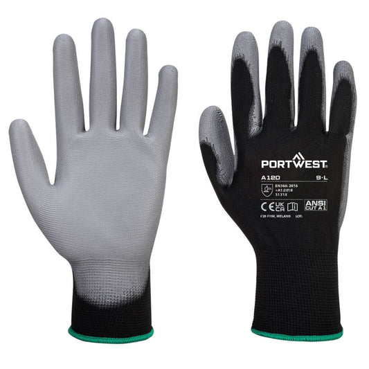 Portwest Handschoenen A120 zwart-grijs(K7)