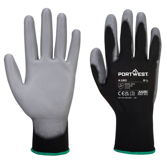 Portwest Handschoenen A120 zwart-grijs(K7)