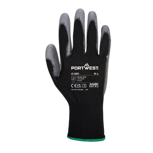 Portwest Handschoenen A120 zwart-grijs(K7)