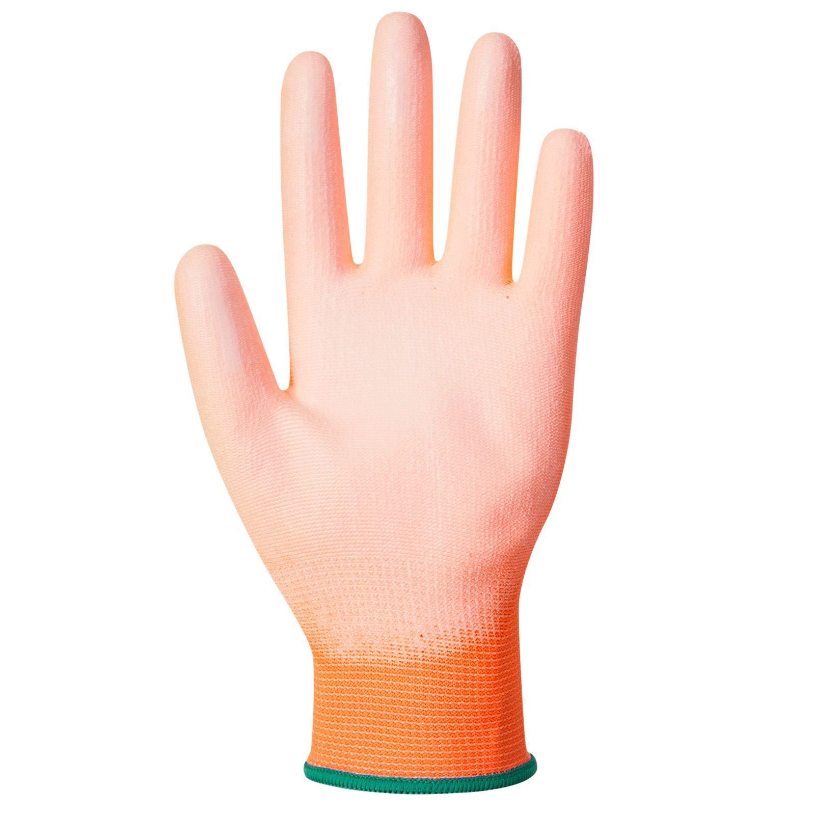 Portwest Algemeen Gebruik Handbescherming Handschoenen A120 PU Palm oranje(O1)