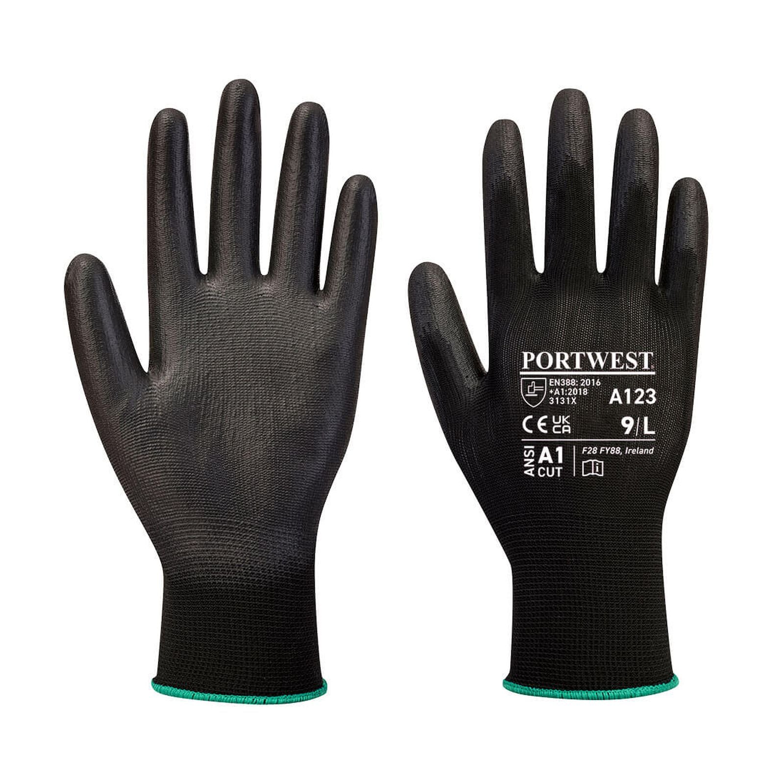 Portwest Handschoenen A123 144 paar zwart(K8)