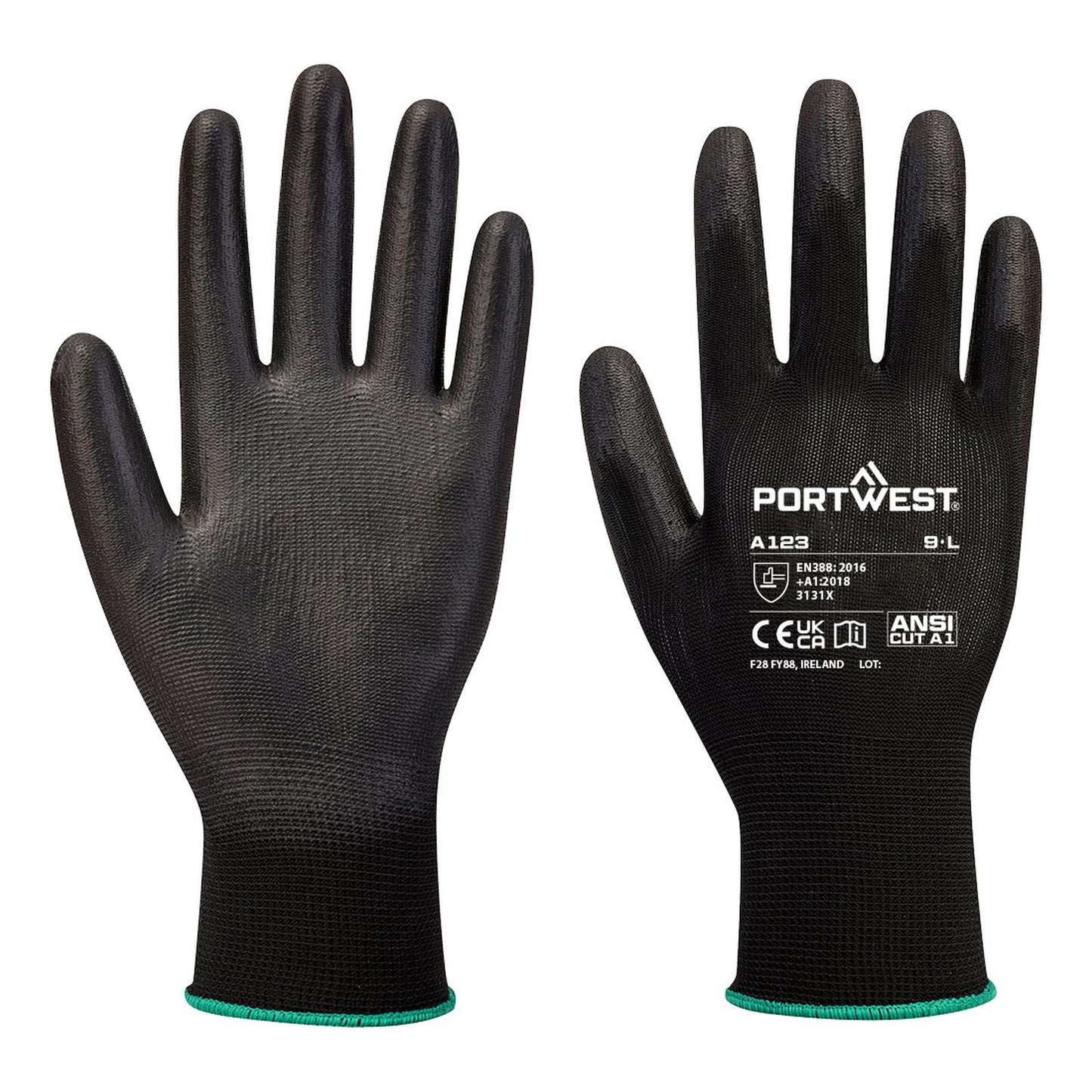 Portwest Handschoenen A123 144 paar zwart(K8)