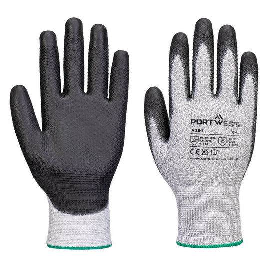 Portwest handschoenen A124 hitte grijs-zwart(G8)