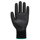 Portwest Algemeen Gebruik Handbescherming Handschoen A126 Grip 13 Nylon PU zwart(BK)