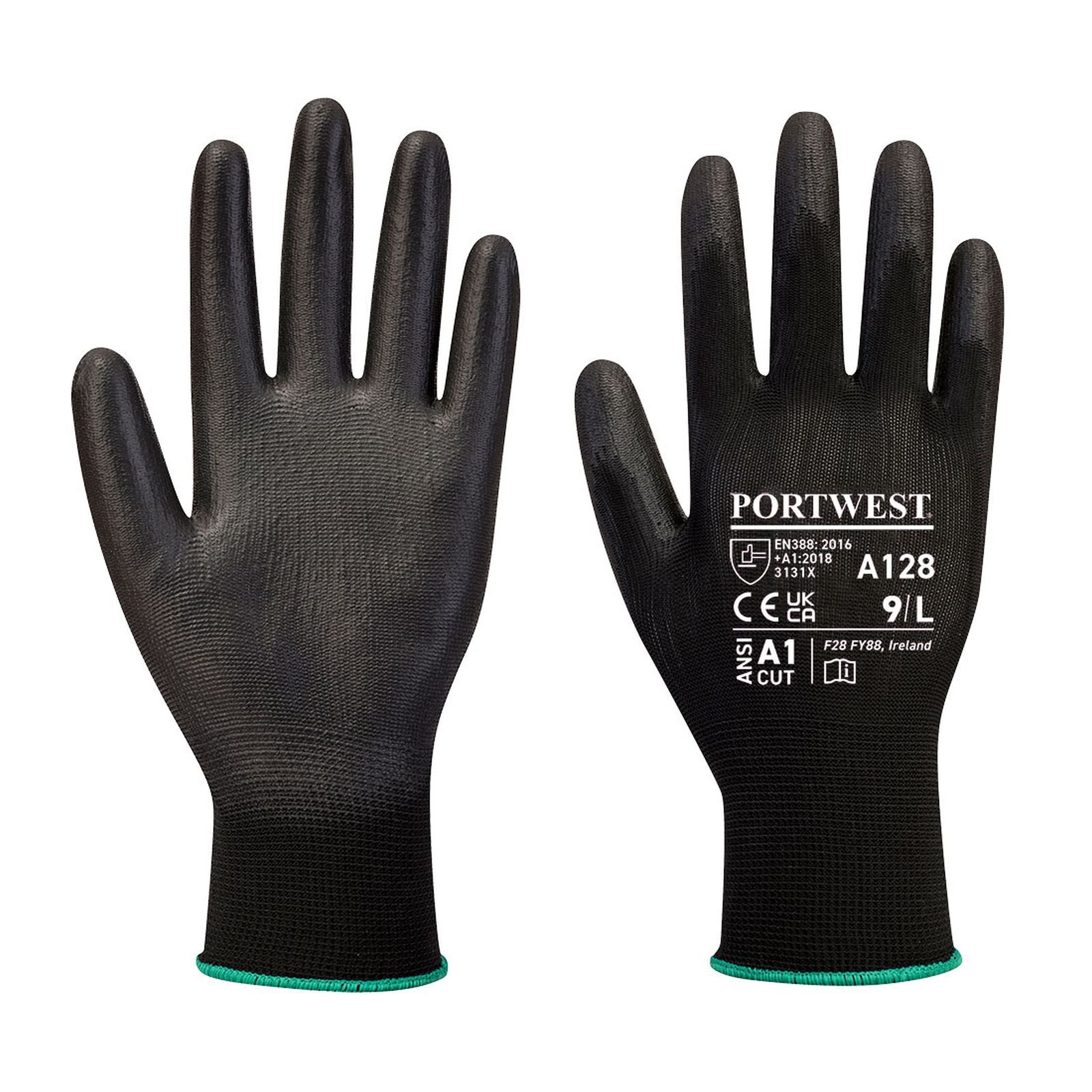 Portwest Handschoenen A128 zwart(K8)