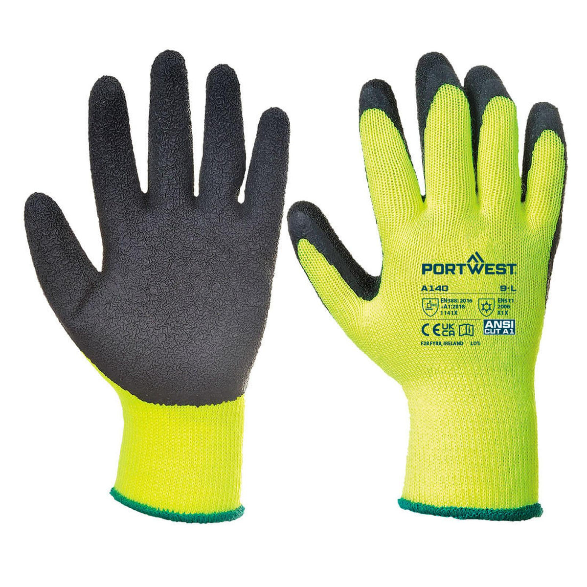 Portwest Handschoenen A140 zwart(BK)
